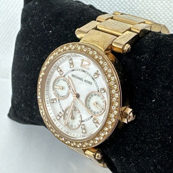 Michael Kors Mini Parker MK5616 Women\'s Rose Gold Analog Dial Quartz Watch NUL62 main image 10
